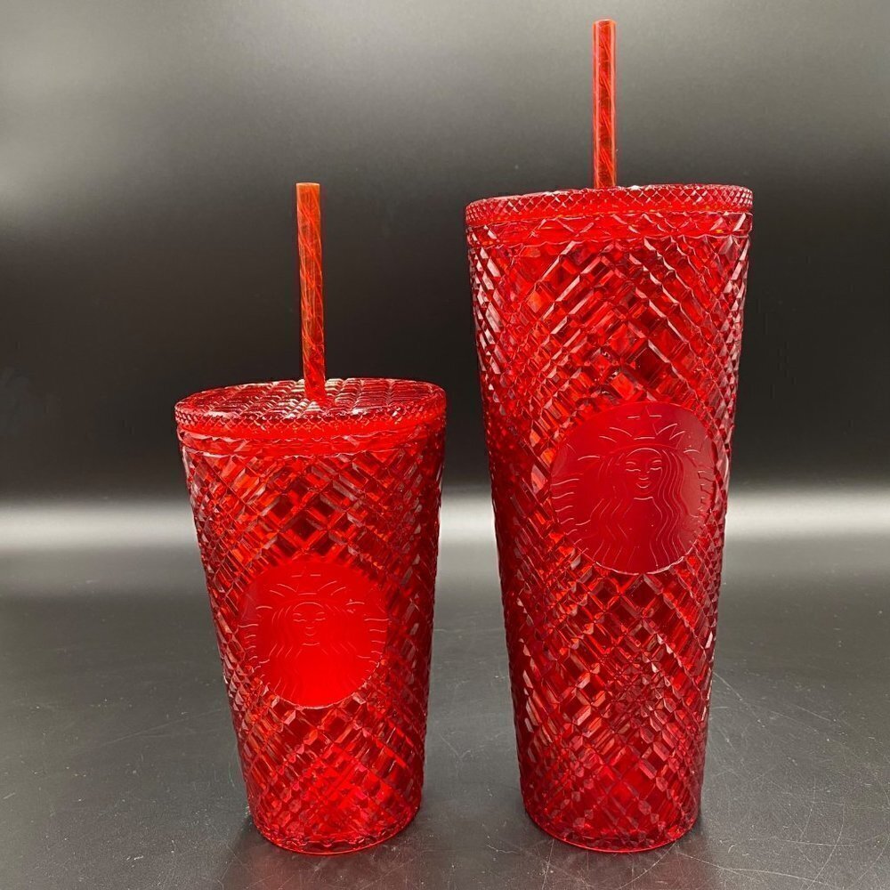 Starbucks Red Jeweled Venti (24oz) & Grande (16oz)